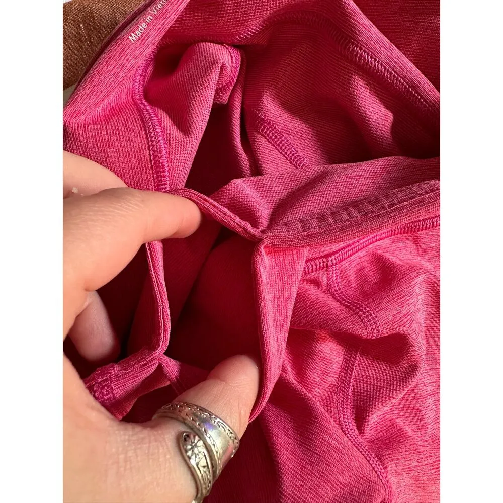 Outdoor Voices Hot Pink Barbie 3/4 Cropped Spandex Blend Leggings Size Medium - Image 4