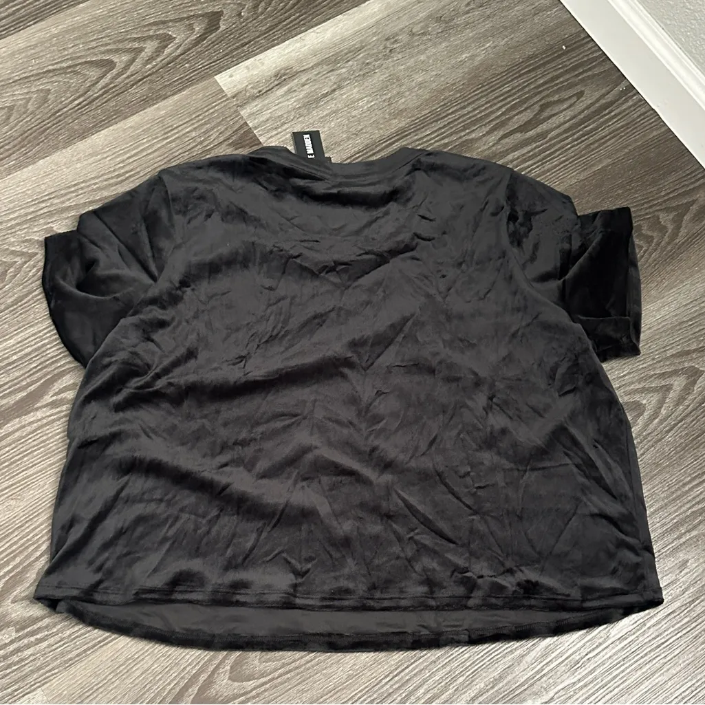 Steve Madden Black Soft Shorts PJ’s Smiley Design - Image 3