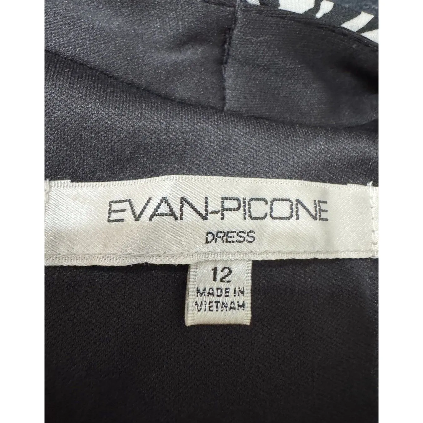 Chic Evan Picone‎ Size 12 Halter Sleeveless Midi Dress Sexi Cottagecore - Image 3