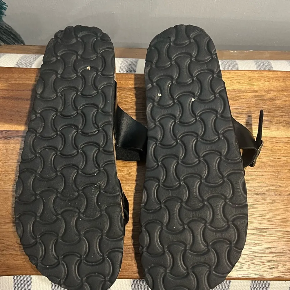 Bobbi Brooks Birks Style Sandals Black Size 8 - Image 3