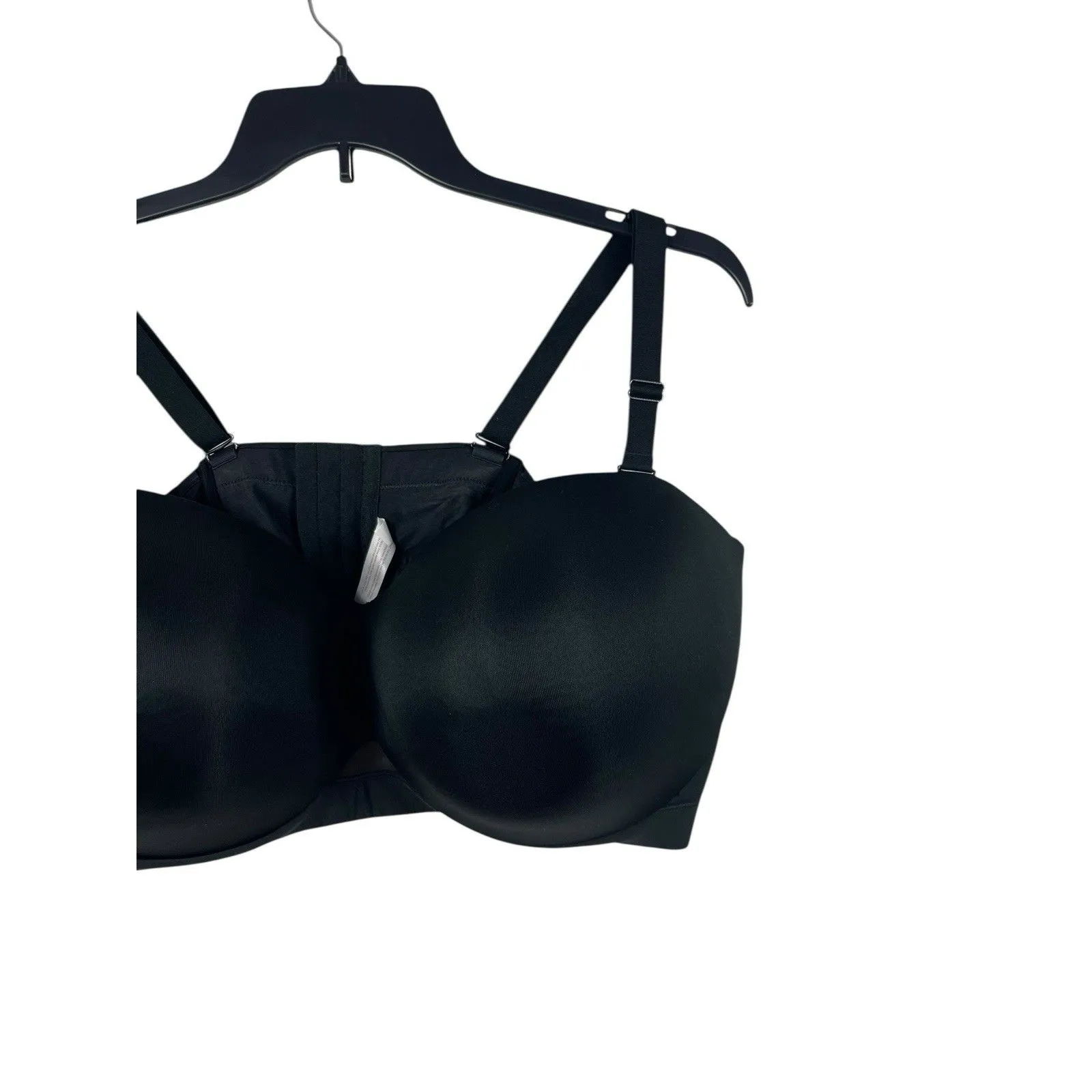 Cacique Comfort Bliss Strapless Bra 50F Black Full Coverage Multiway Convertible - Image 3