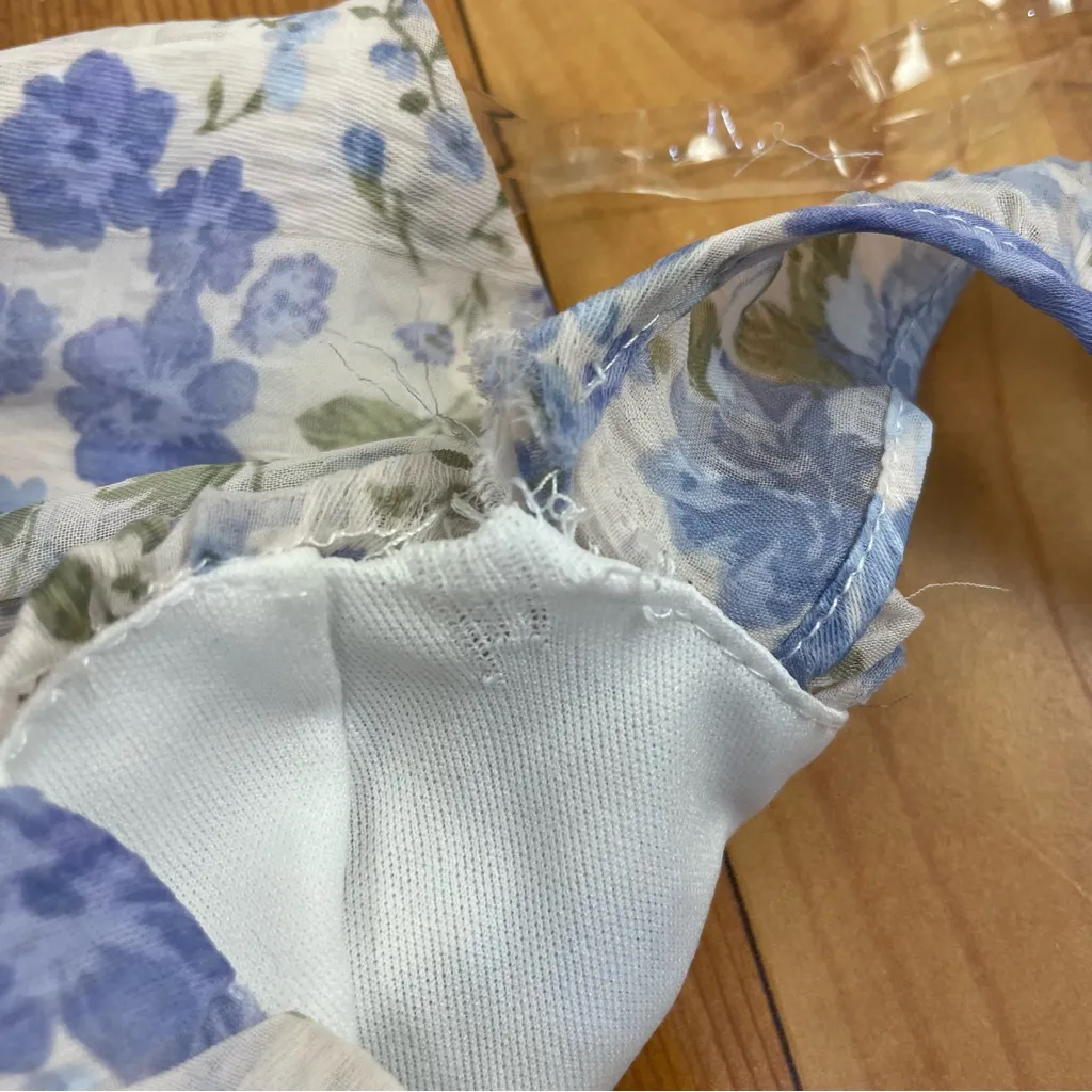 Altard State Sydney Mini Tiered Ruffle Fit & Flare Dress Flutter Sleeve XL FLAW - Image 13