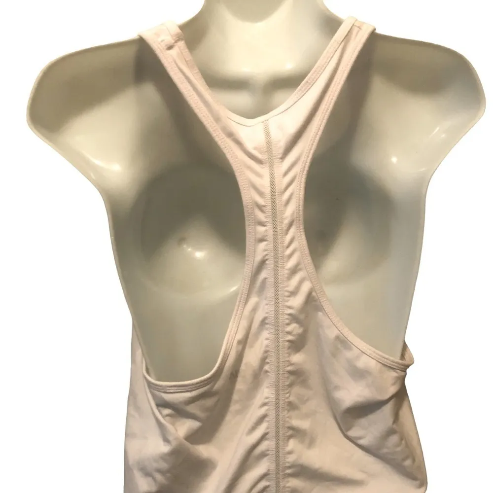 Zyia Active Effortless White Long Tank Size XXL Yoga Work Out  Performance - Image 6