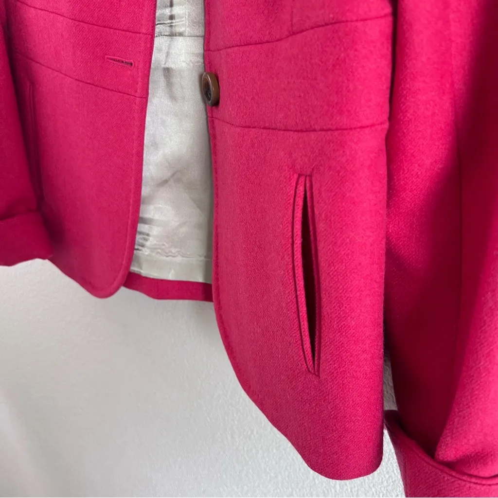 J. Crew Women's Wool Three-Button Peter Pan Collar Blazer - Image 6