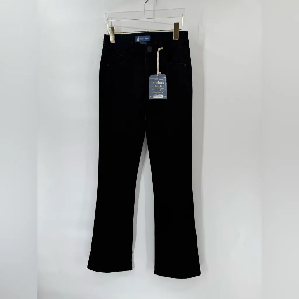 Democracy "Ab"solution® Itty Bitty Bootcut Black Jeans size 2 NWT - Image 3