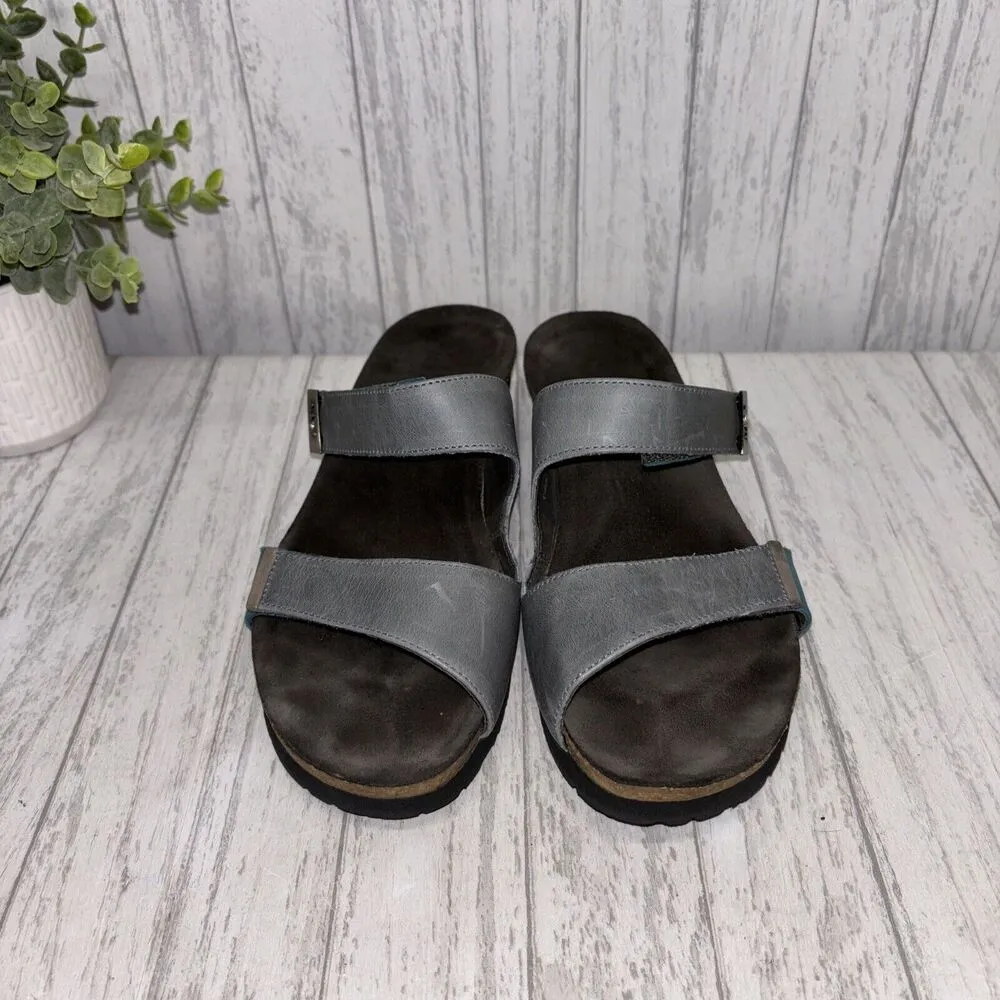 Womens Size 39 US 8 Naot Sandals EUC Blue - Image 2