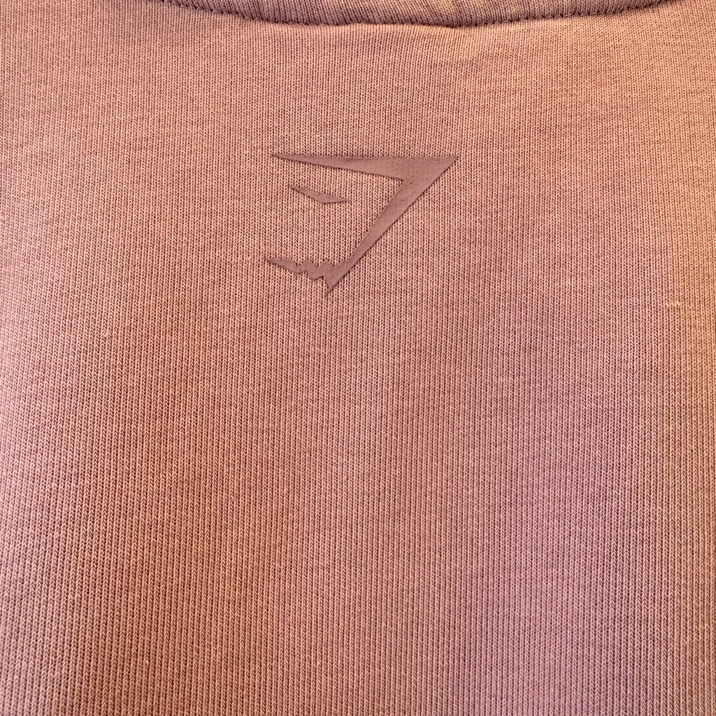 Gymshark Lavender Cropped Half Zip Pullover Women’s Medium - Image 7