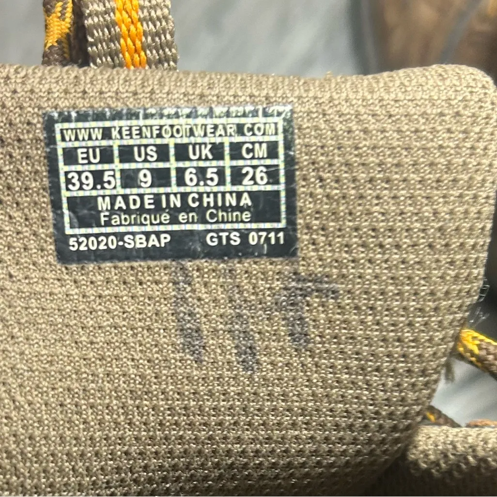 Keen Targhee Leather Trail Hiking Boots Women’ Outdoor Brown Black Shoes Size 9 - Image 11