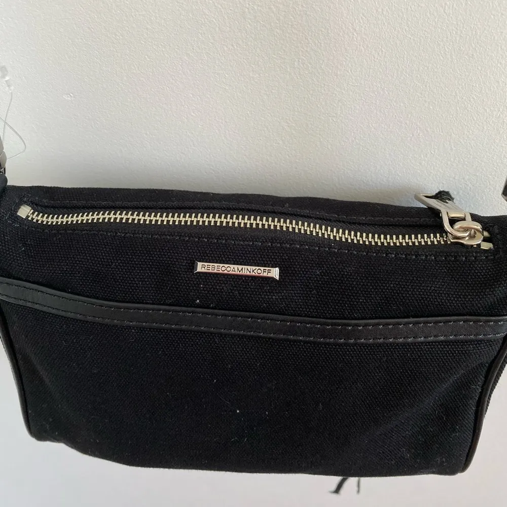 Rebecca Minkoff Black & Silver Sequin Mini Mac Crossbody Bag New - Image 11