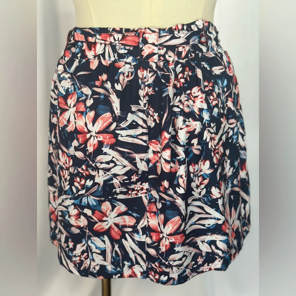 St. John's Bay Floral Tie-Waist Skort with Side Pockets (1032) - Image 3