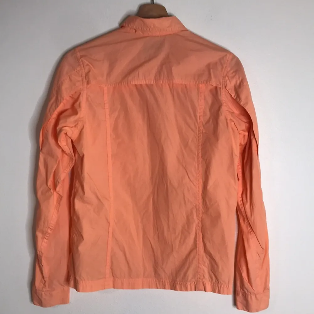 CC Filson Womens Large Pastel Orange Vented Fishing Button Shirt Outdoor Hiking - Image 10