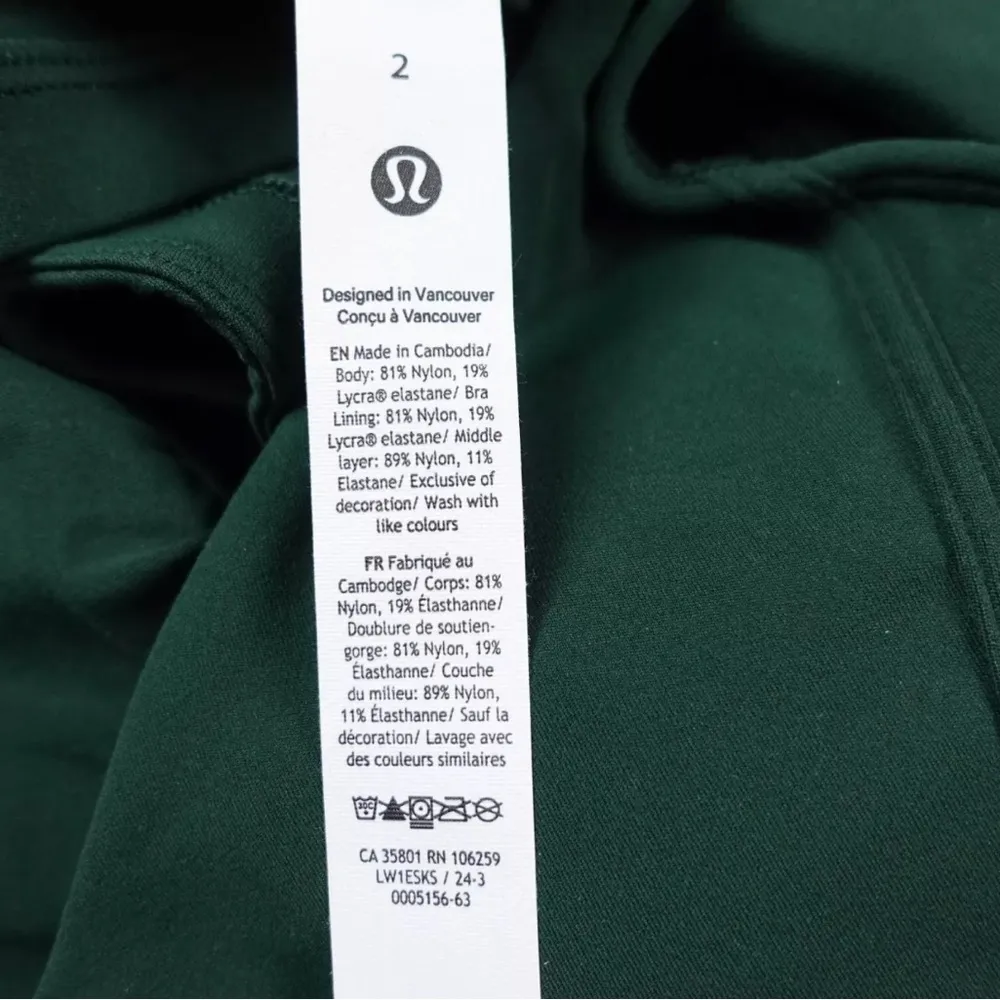 Lululemon Align Corset Tank Size 2 NWT - Image 3