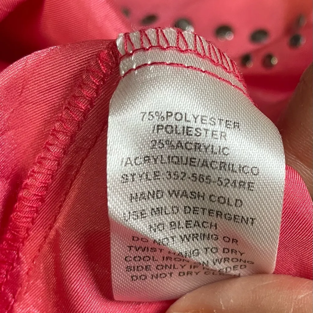 Roper Coral tank top with Studded Silver Butterfly Design #y2kfashion - Image 6