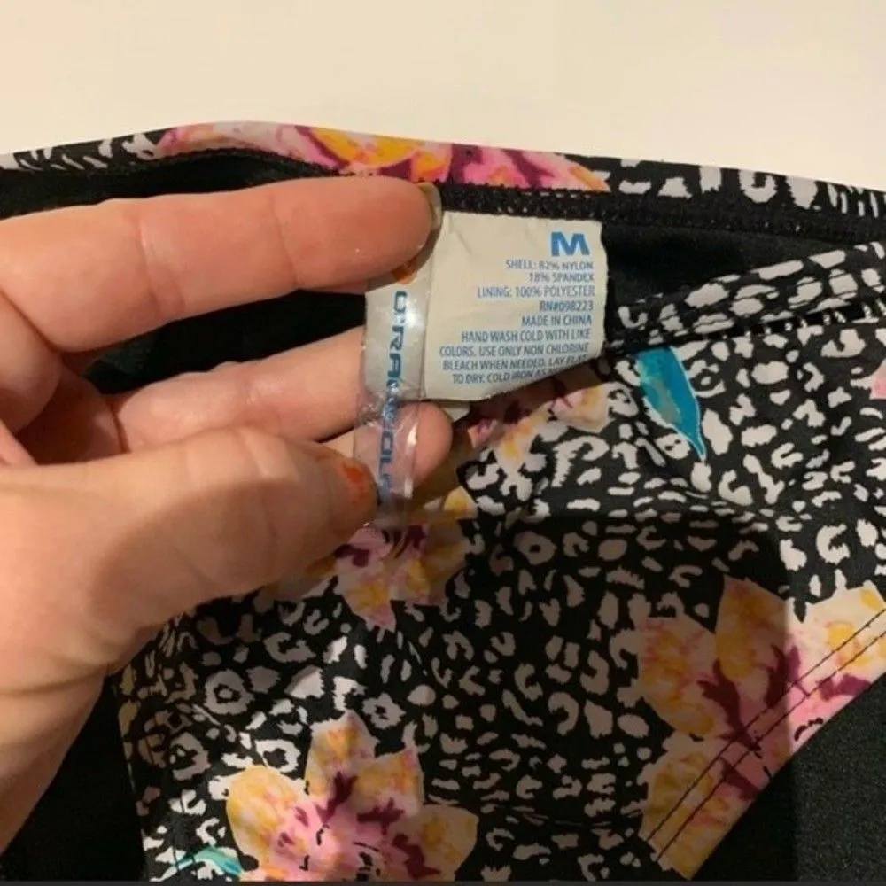 ARM) O'rageous floral bikini bottom womens Sz Medium swimsuit swim‎ ARM - Image 3