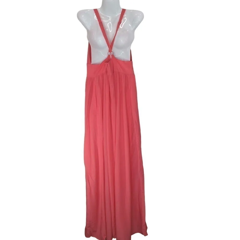 YUMI KIM 100% SILK‎ ENCHANTED MAXI DRESS LARGE NWT - Image 4