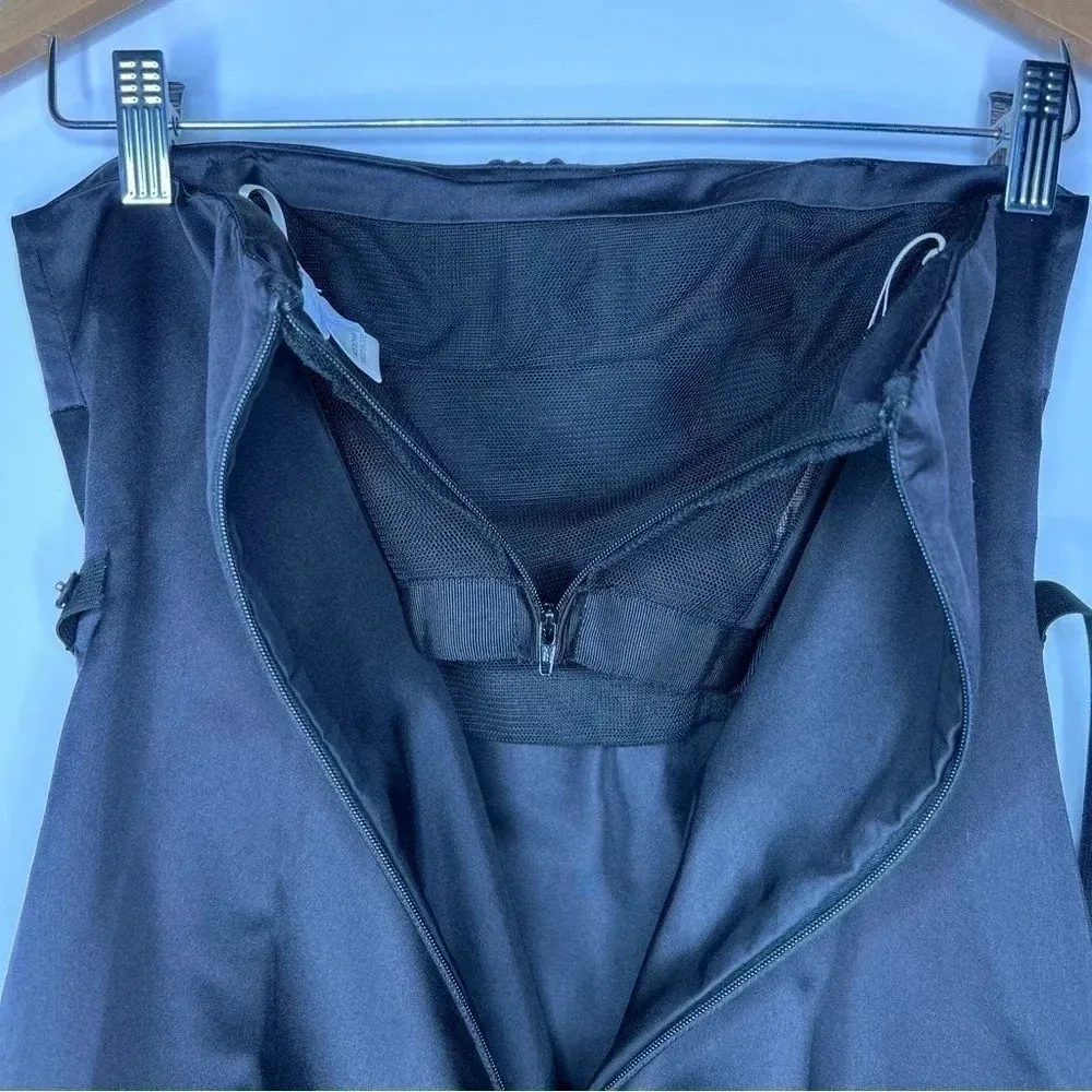 Vera Wang Black Silk Strapless Pocket Dress with Rhinestone Belt Size 4 - Image 8