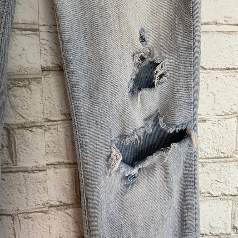 Bullhead Black Skinniest Distressed Jeans Size 5 Blue - Image 3