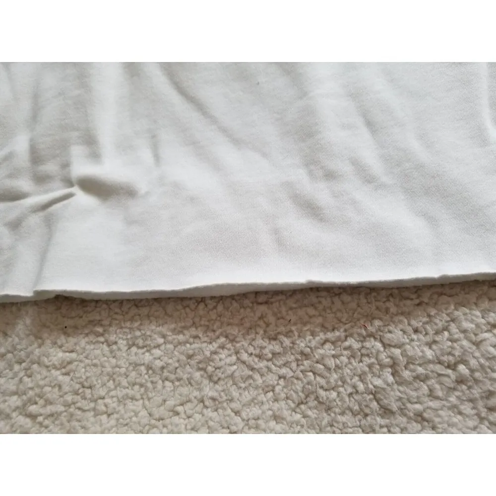 BP. Women's Ivory-Green Topo Graphic Sweatshirt Pullover Long Sleeve Crop Top S - Image 6