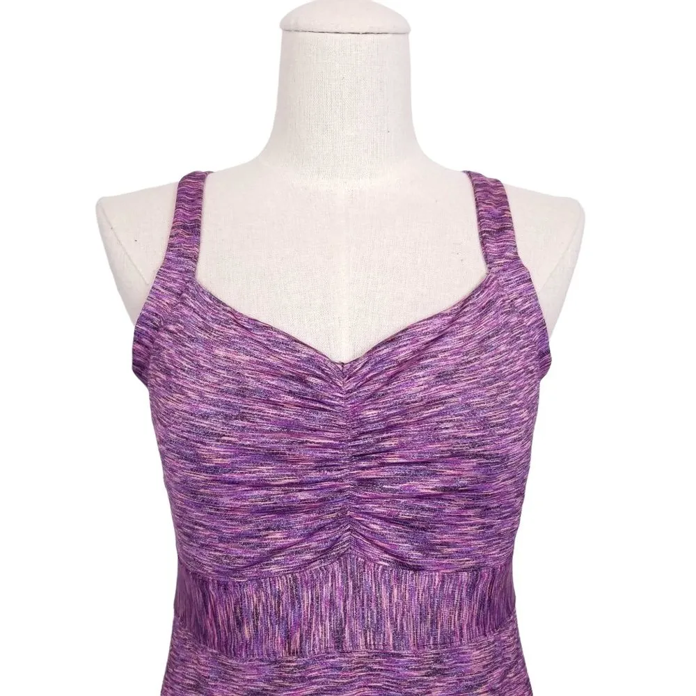 PrAna Amaya Space Dye Athletic Dress Purple Sz Small - Image 2
