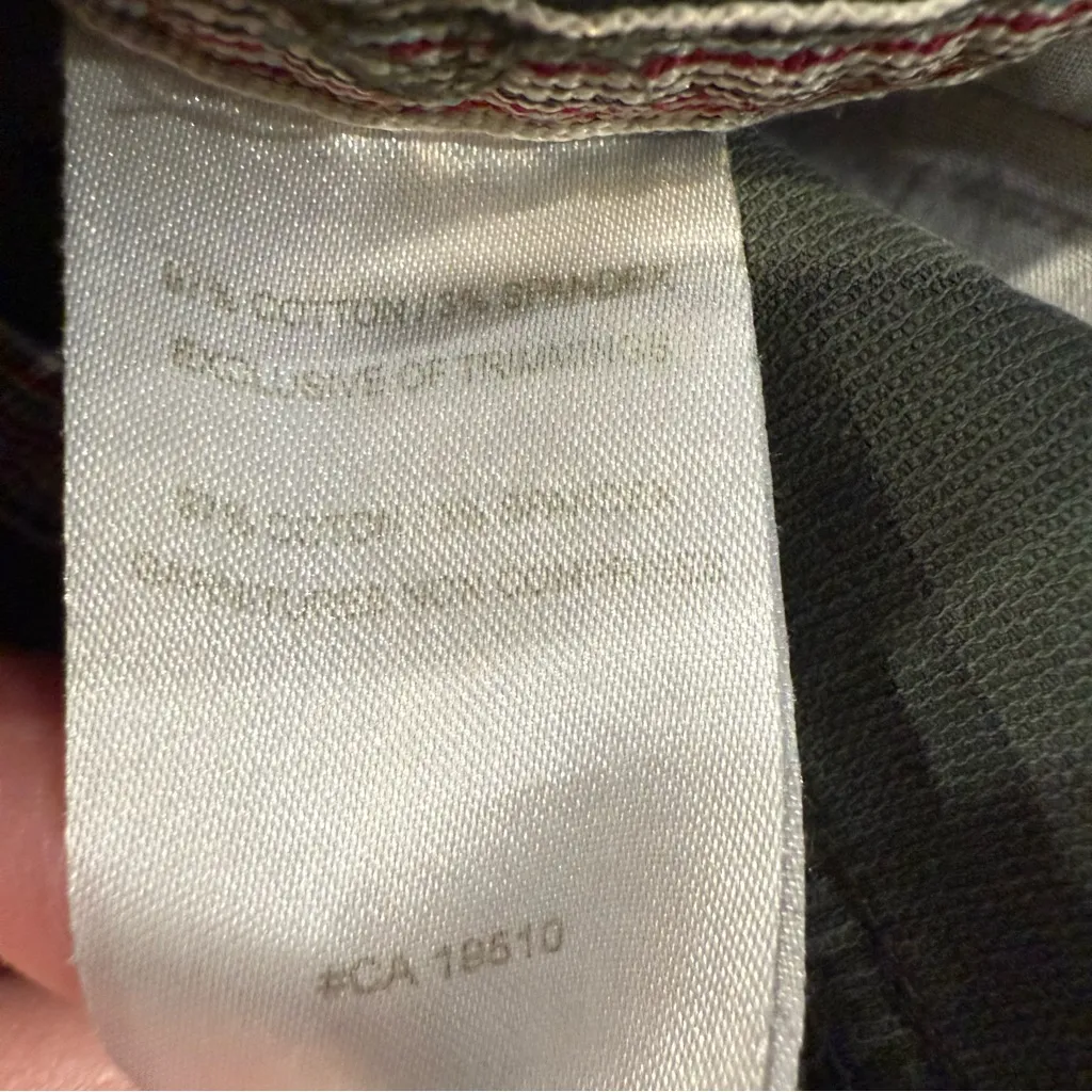 Lole Cargo Straight Leg Utility Pants Women’s 10 Mid Rise Army Green Military - Image 8