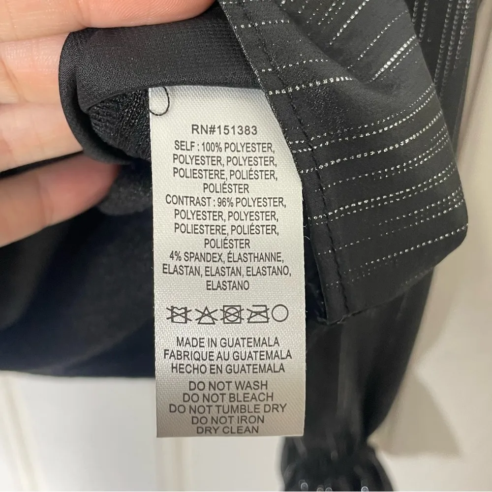 Anthropologie Current Air Bristol Blouse Puffed Sleeve Shimmer Black XS 240 - Image 8