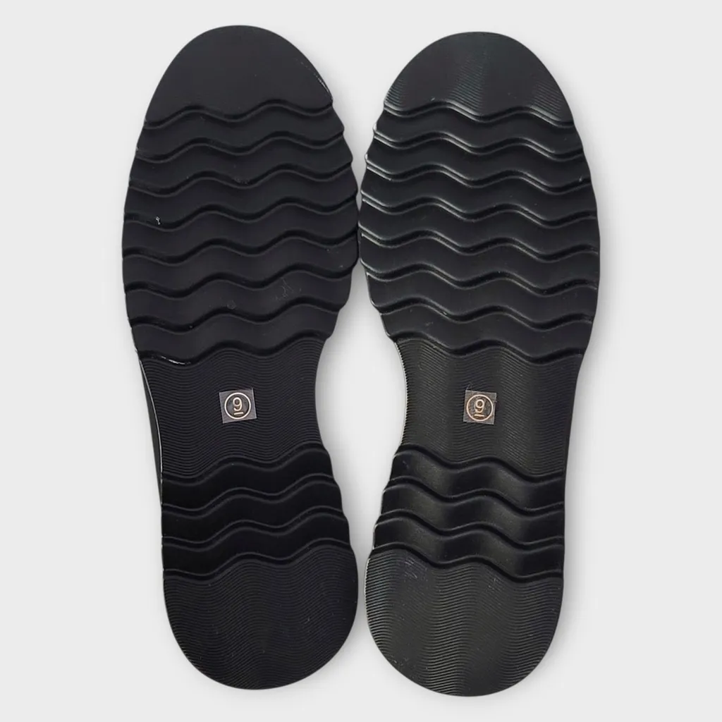 Good Choice Women's Geneva Animal Print Chain Slip On Platform Loafers Size 9 Black - Image 6