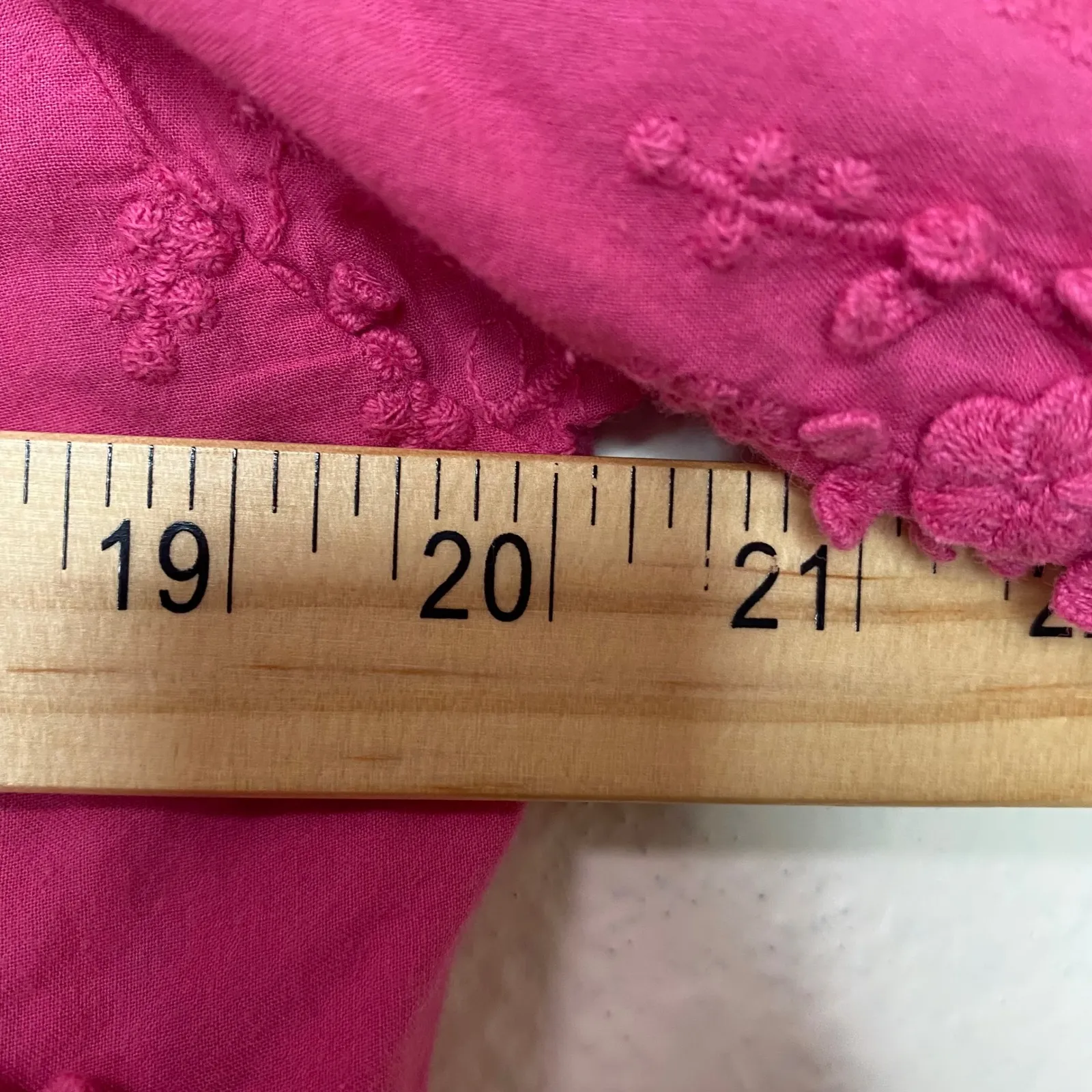 LOVE MOSCHINO Pink Embroidered Cotton Boho Peasant Blouse Top Cottage Size 8 - Image 11