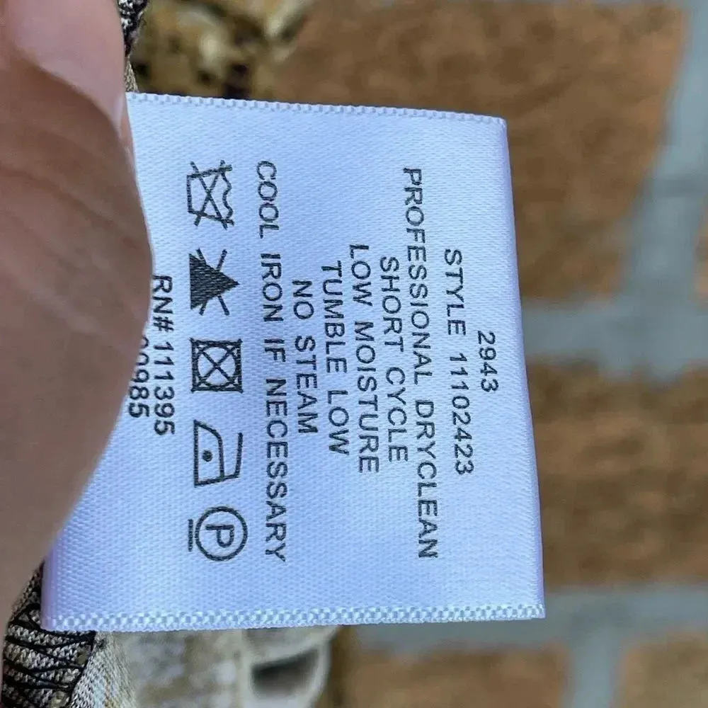 TORY BURCH Snake Print Silk Short Sleeve Dress size small - Image 12