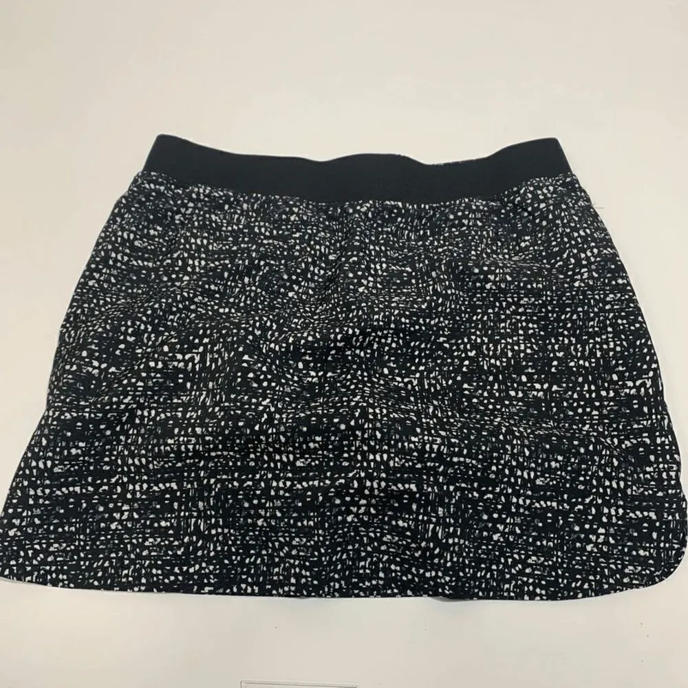 Cypress Club Women's Black Splatter Print Tennis Golf Skort Size Large - Image 8