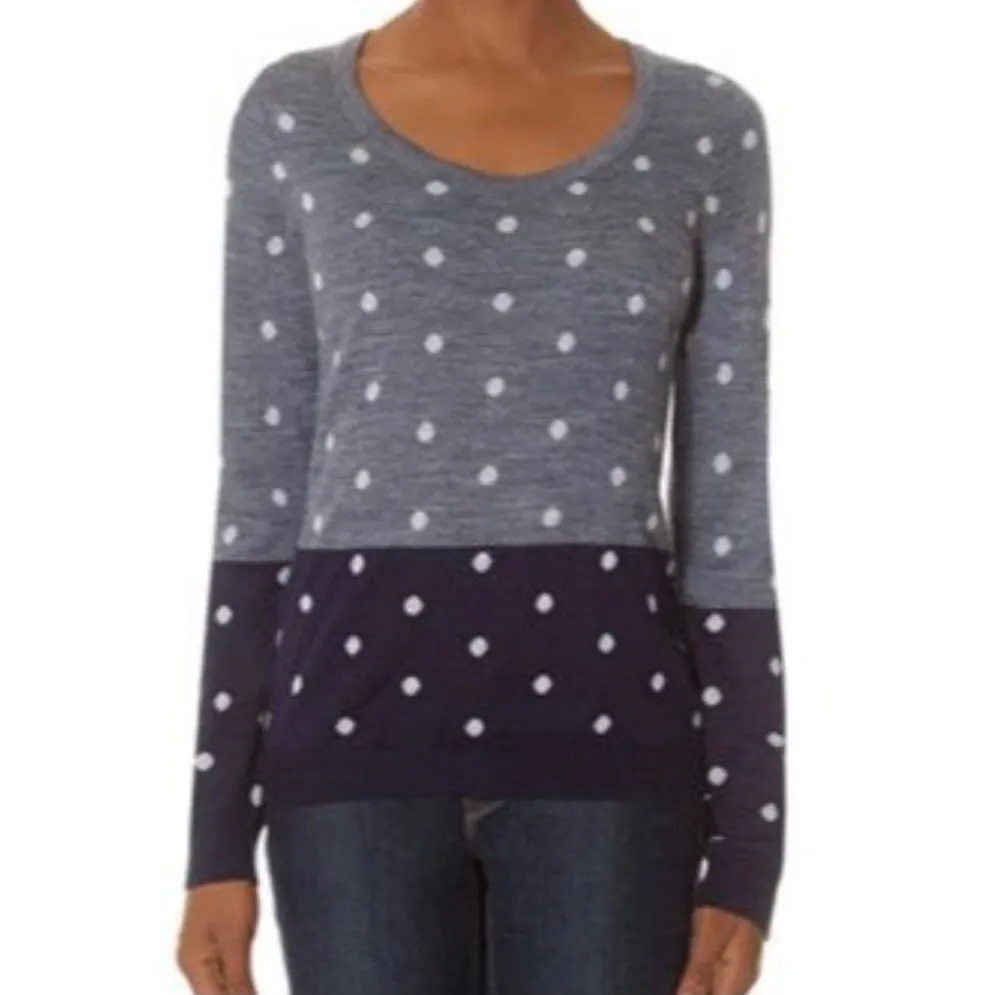 The Limited Wool Blend Polka Dot Pullover Sweater Size XS - Image 3
