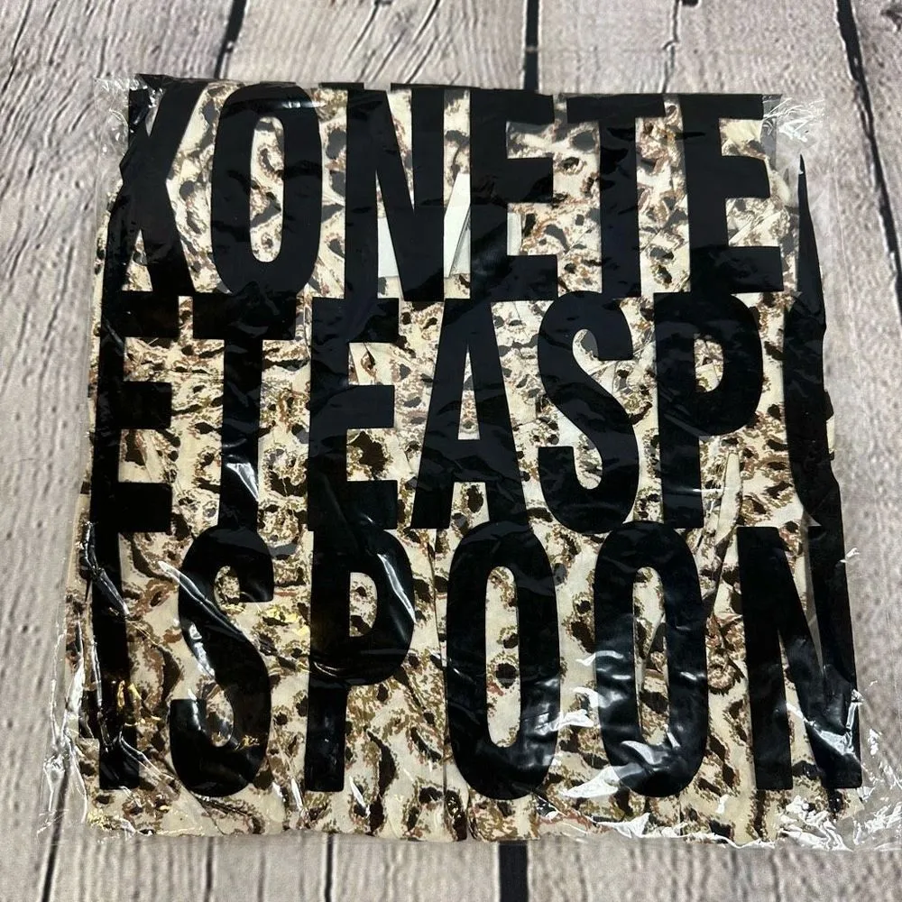 One Teaspoon Jumpsuit Romper Brooklyn Plunge Neck Stone Leopard Animal Print XXS - Image 3