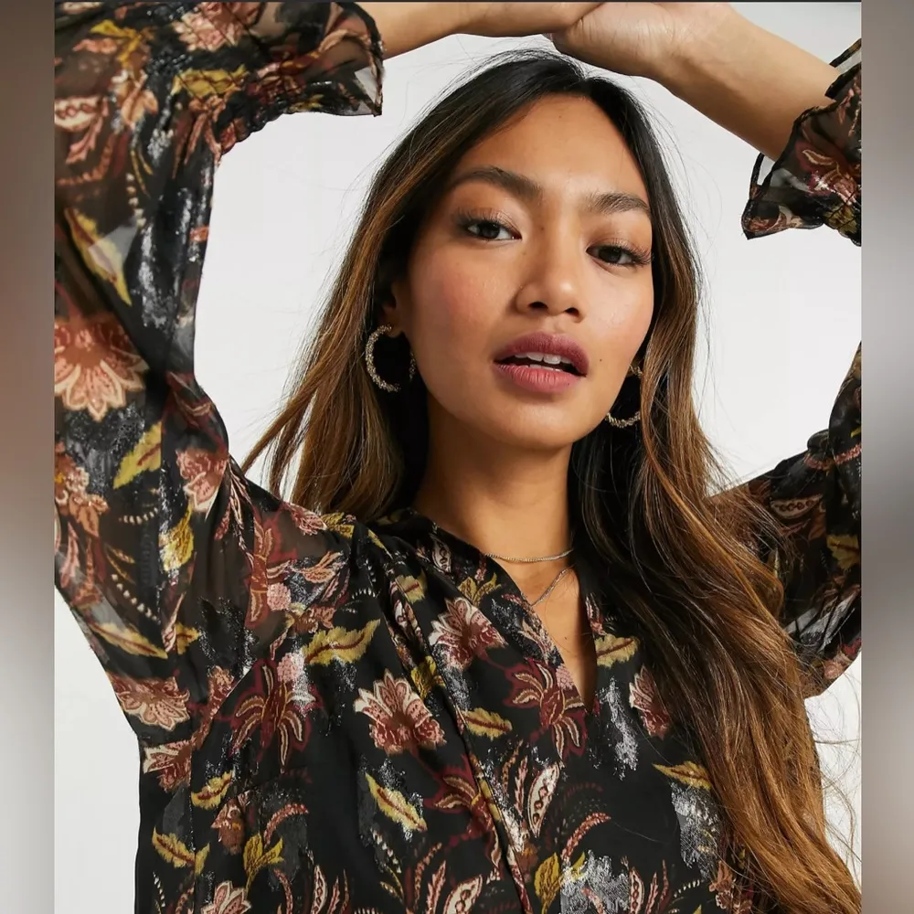 Nwot French Connection Desta lame smock dress size S - Image 3