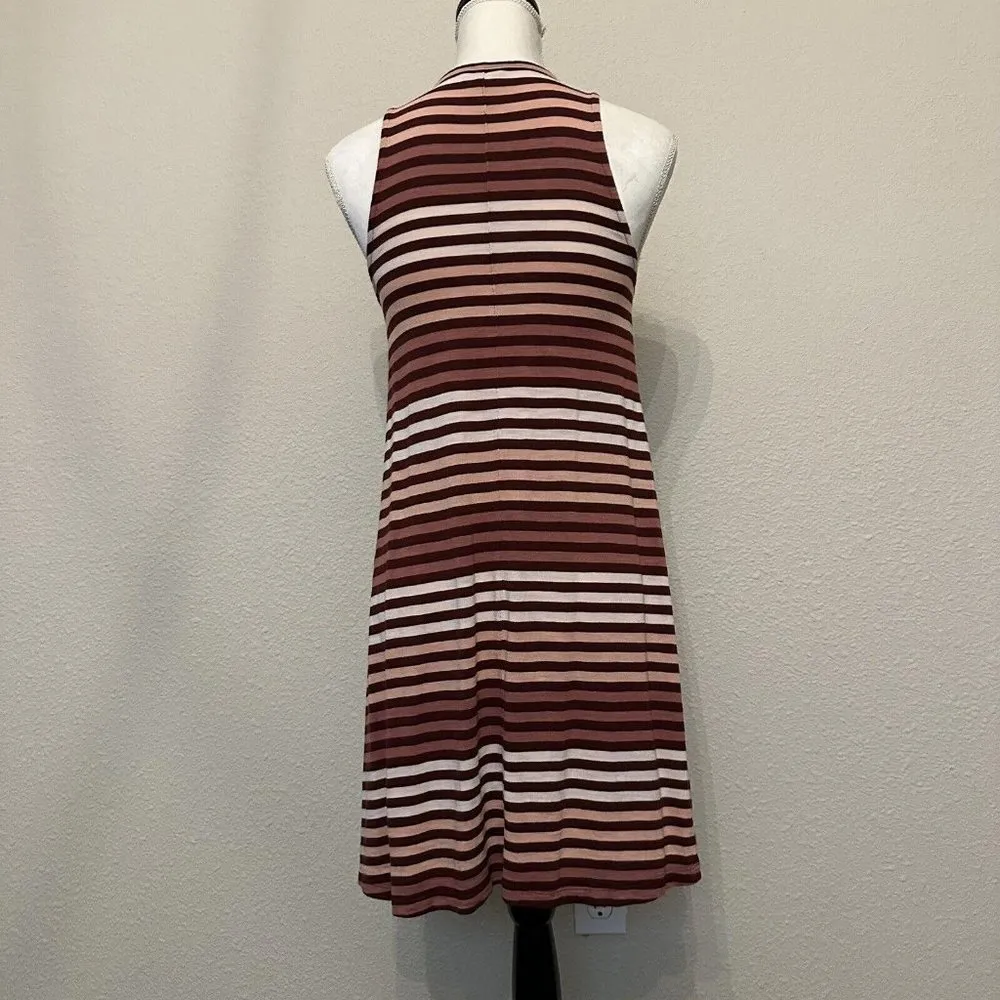 Women’s Madewell Highpoint Tank Striped Dress Sulley Stripe Sz S Small - Image 2
