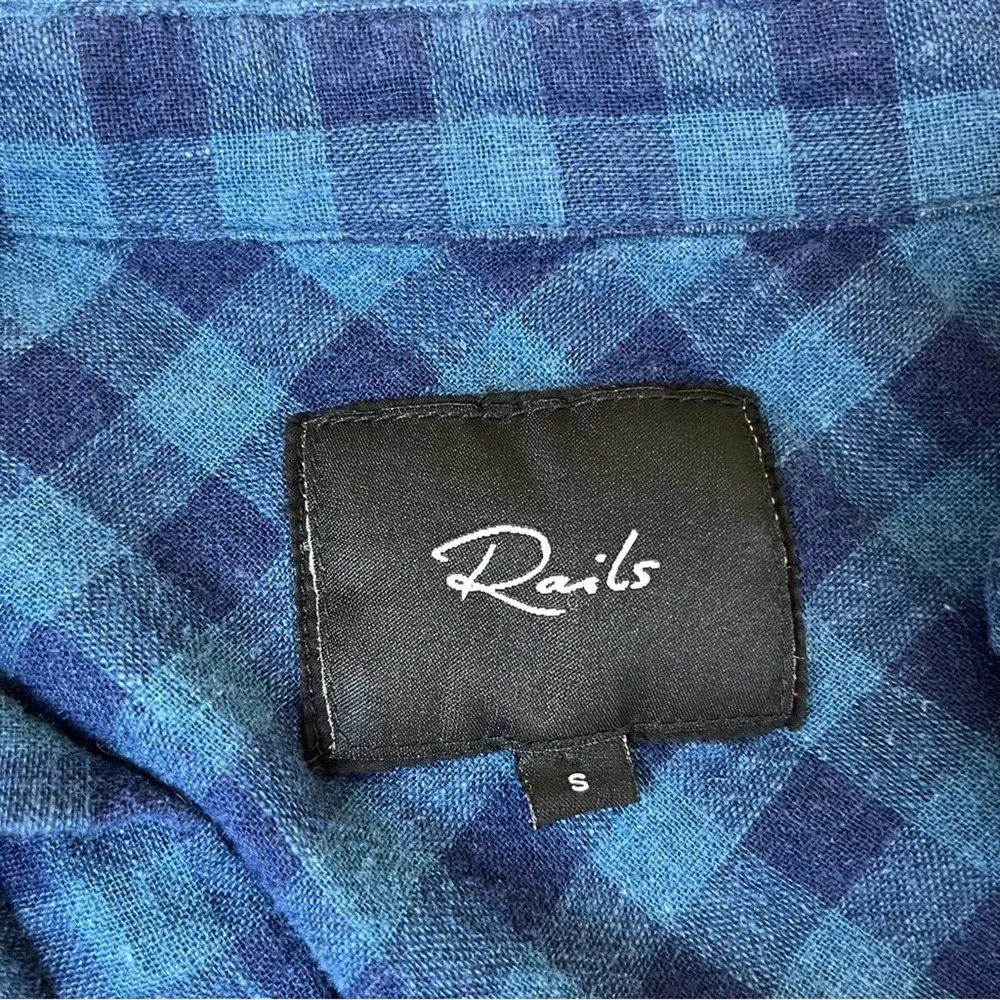 Rails Val Tie Front Shirt in Indigo Coast - Image 7