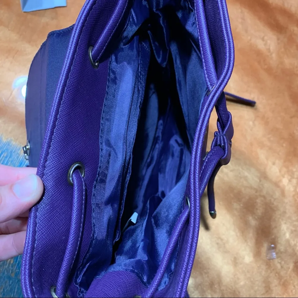 Monat Purple Backpack purse tassel - Image 6
