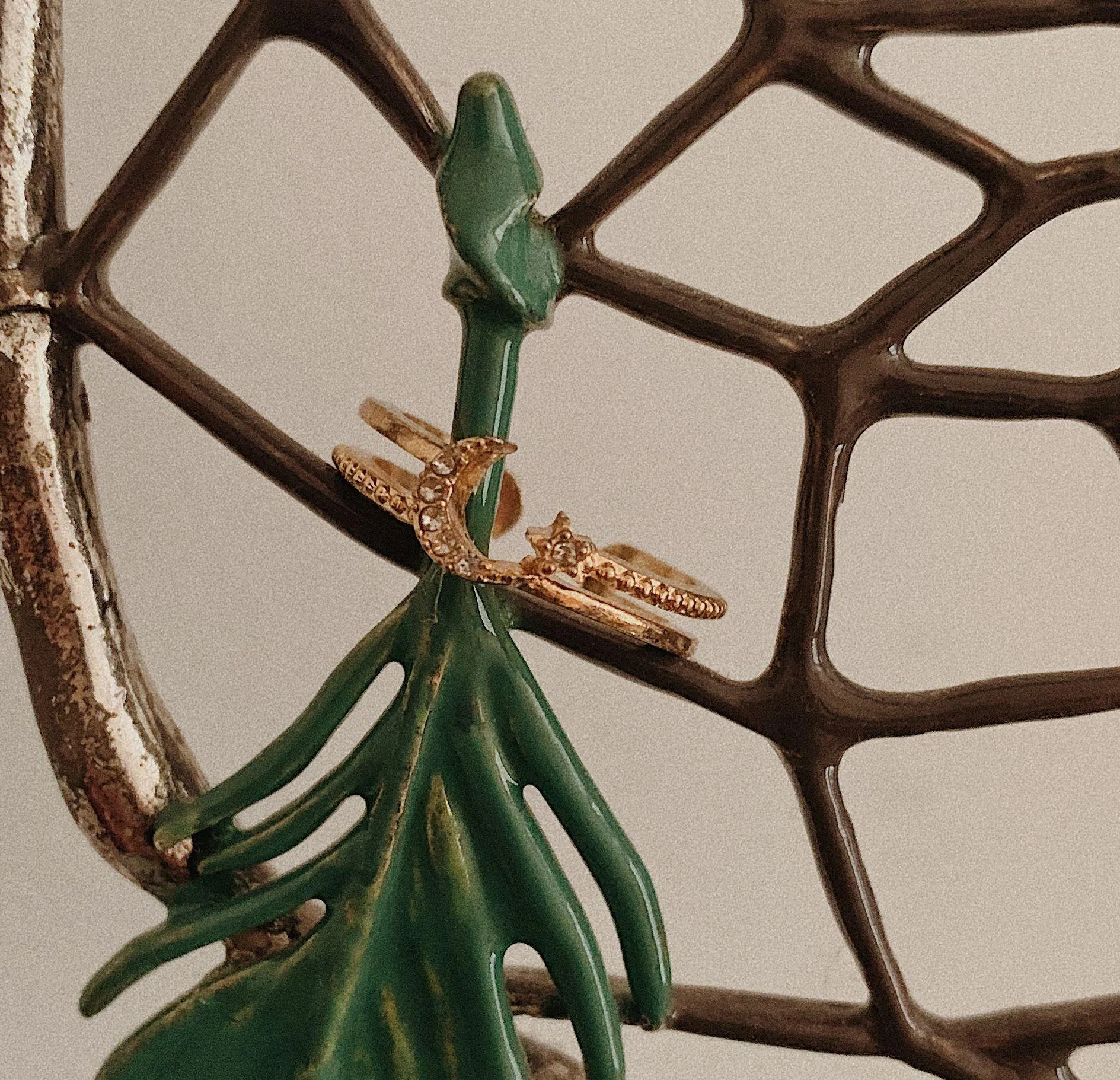 Moon & Stardust Gold Ring - Image 3