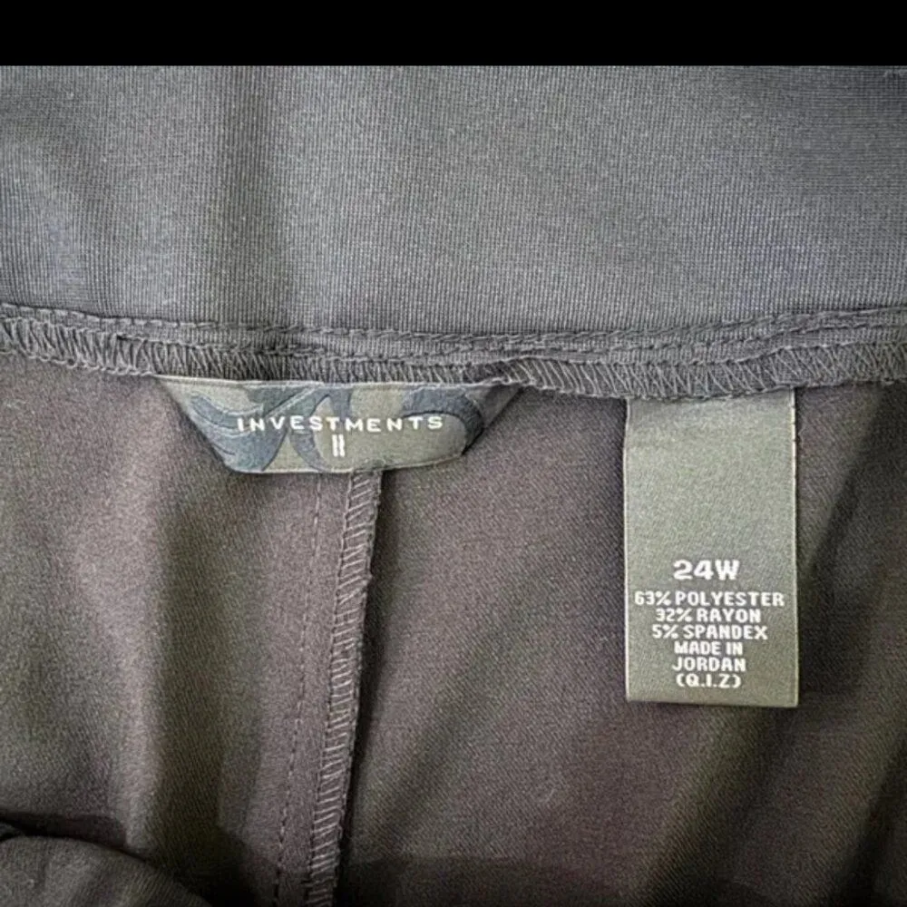 NWT Investments black dress pants size 24 Park Ave Fit - Image 11