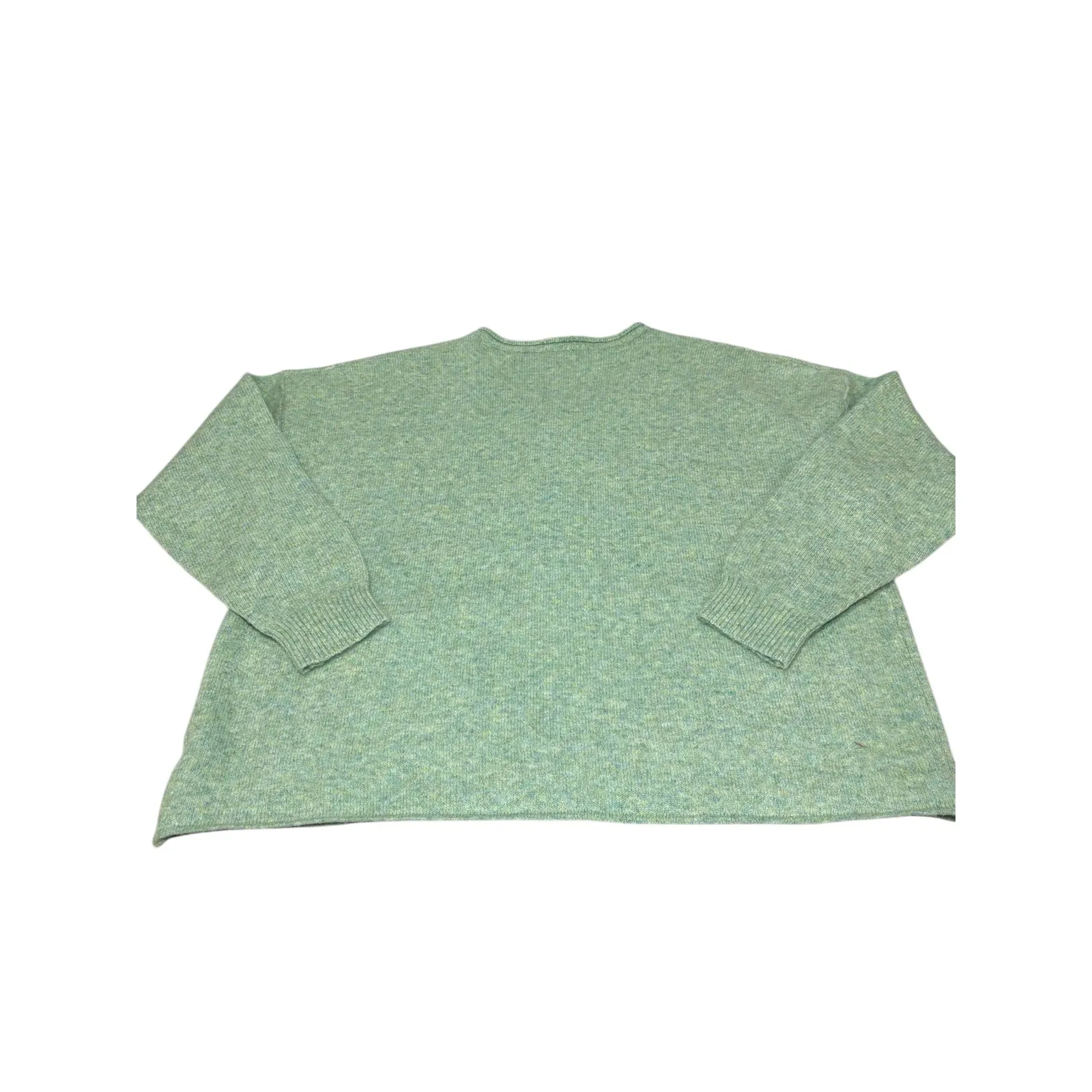 Mint Green Cardigan Sweater Button Detail Wool Blend 3X Plus Colorful Soft Size undefined - Image 4