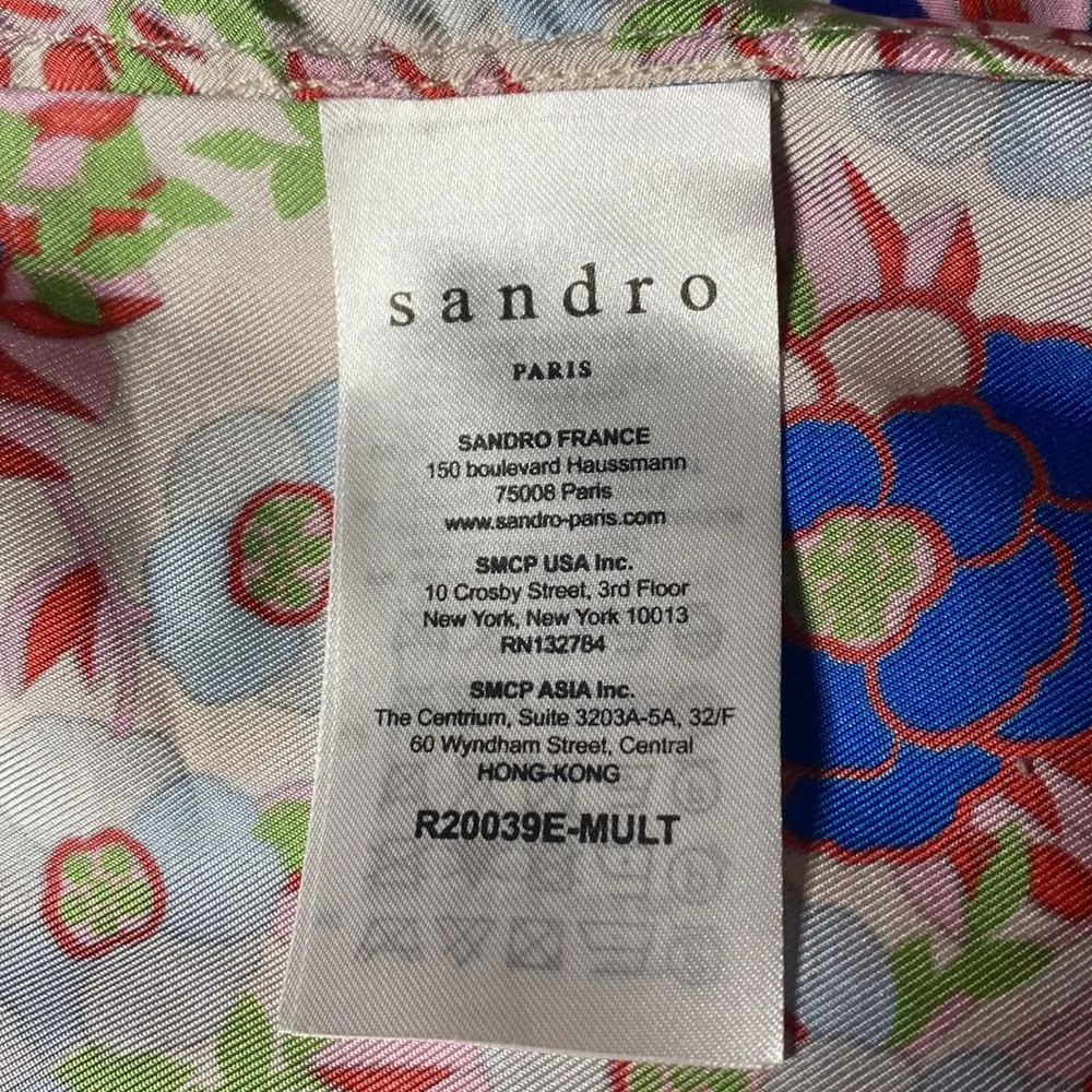 Sandro Paris Kimberly Floral Drop
Waist Shirt Dress 36 (S /4) - Image 13