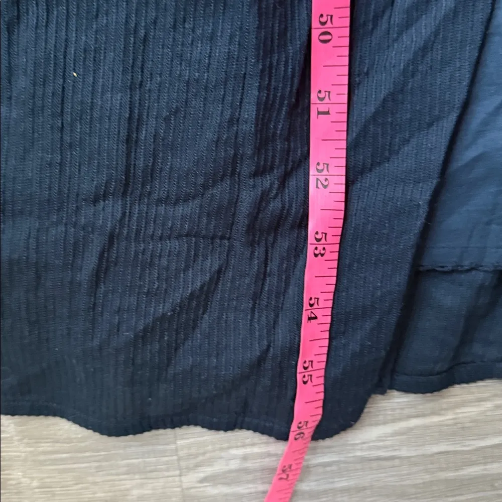 NEW Quince Organic Textured Cotton Smocked V-Neck Midi Dress XL - Image 12