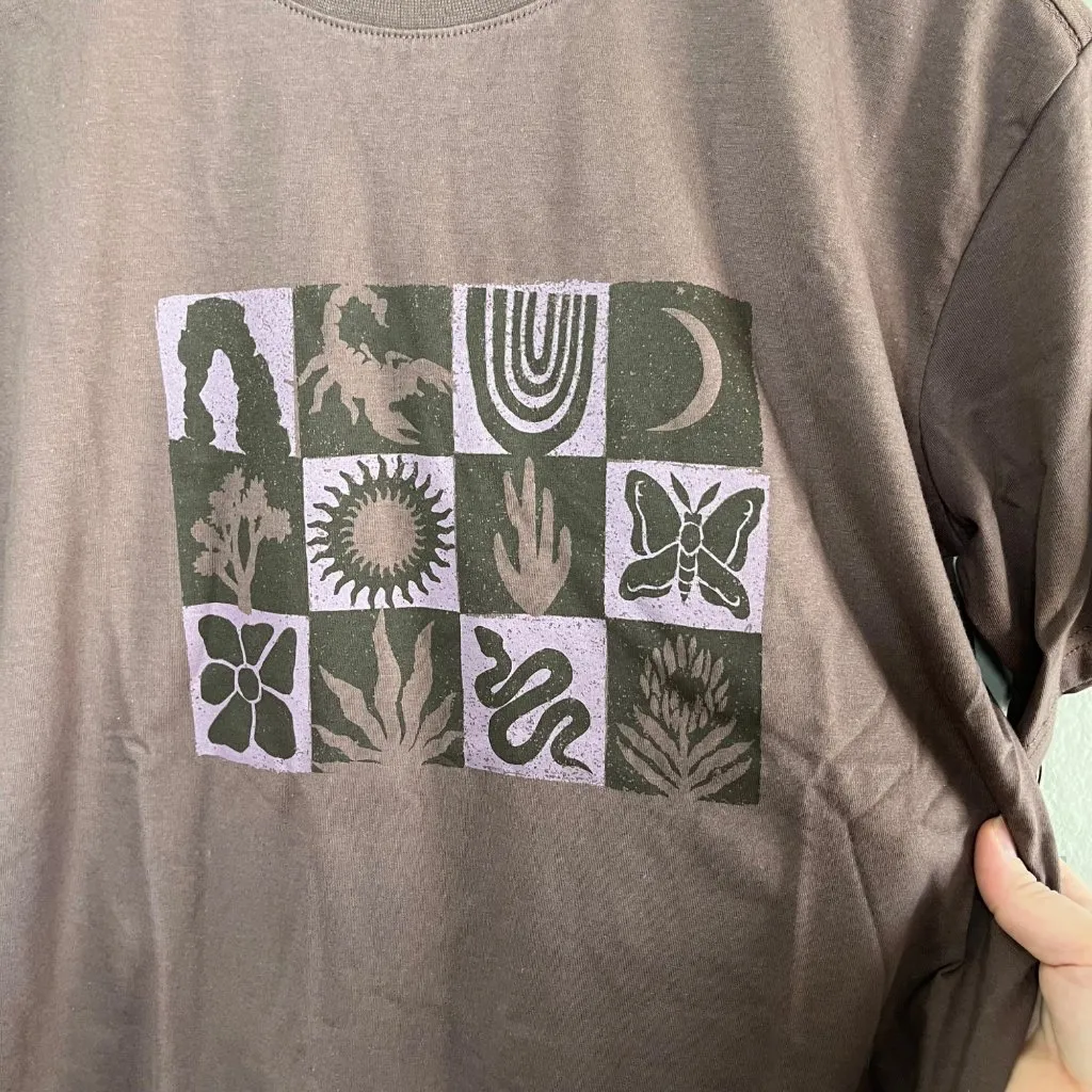 Mountain Hardwear Womens Desert Check Boxy Short Sleeve T-Shirt XS - Image 4