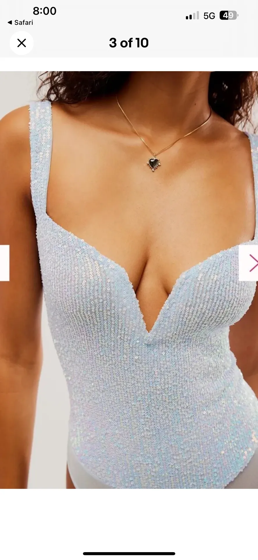 Sparks Fly Corset Bodysuit Size Small NWT - Image 3