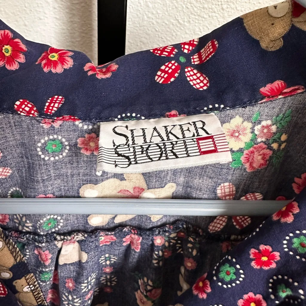 Shaker sport vintage button down shirt 3/4X Size 3X - Image 3