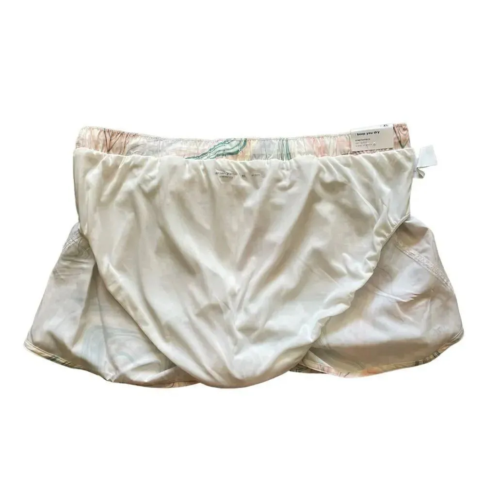 Old Navy Mid-Rise StretchTech Swirl Pop Dolphin-Hem Run Athletic Shorts SZ XL - Image 6