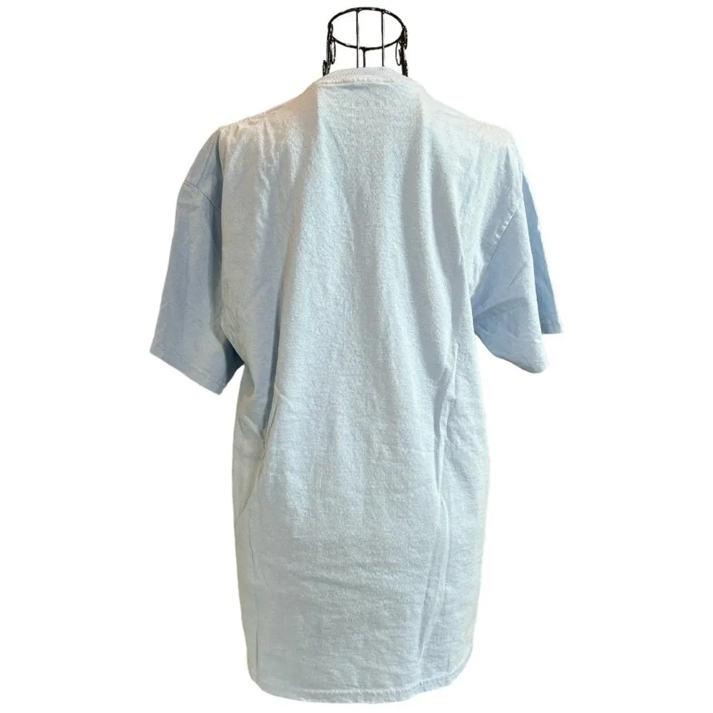 PacSun Dreamers of Hope and Justice Butterfly Floral T-shirt Blue Size Medium - Image 4