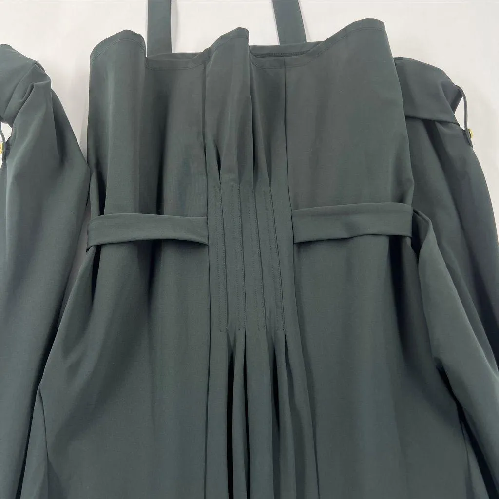 AmberNoon II llyas Utility Jacket Black Belted Button Front Jacket UPF 50 Size S - Image 11