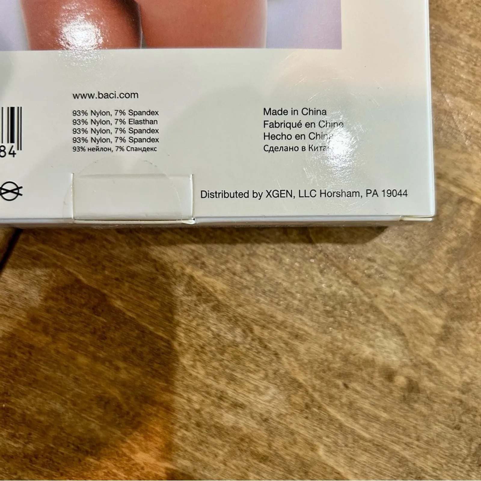 Baci Women’s Jacquard Hourglass Bodysuit Lingerie Red One Size New in Package - Image 6