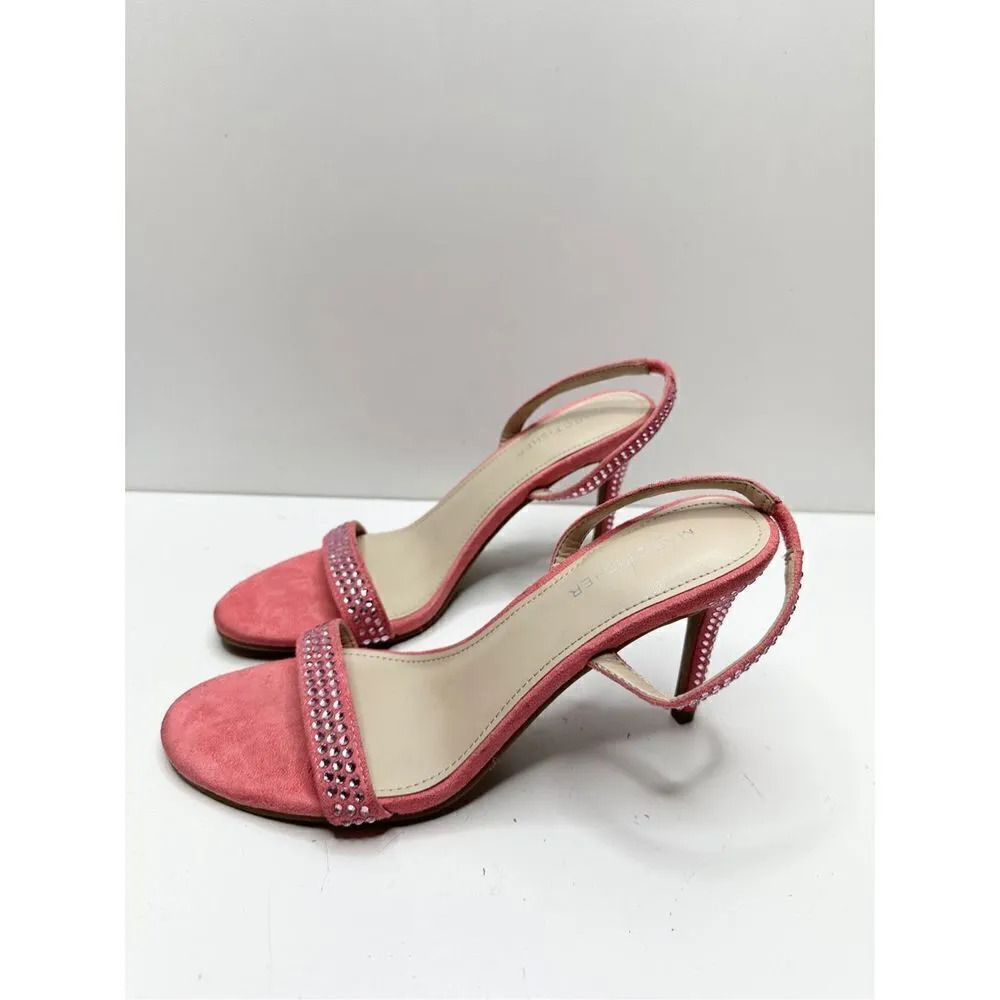 Marc Fisher Sandals Womens Size 8 Betila Slingback Heels‎ Rhinestone Accents - Image 4