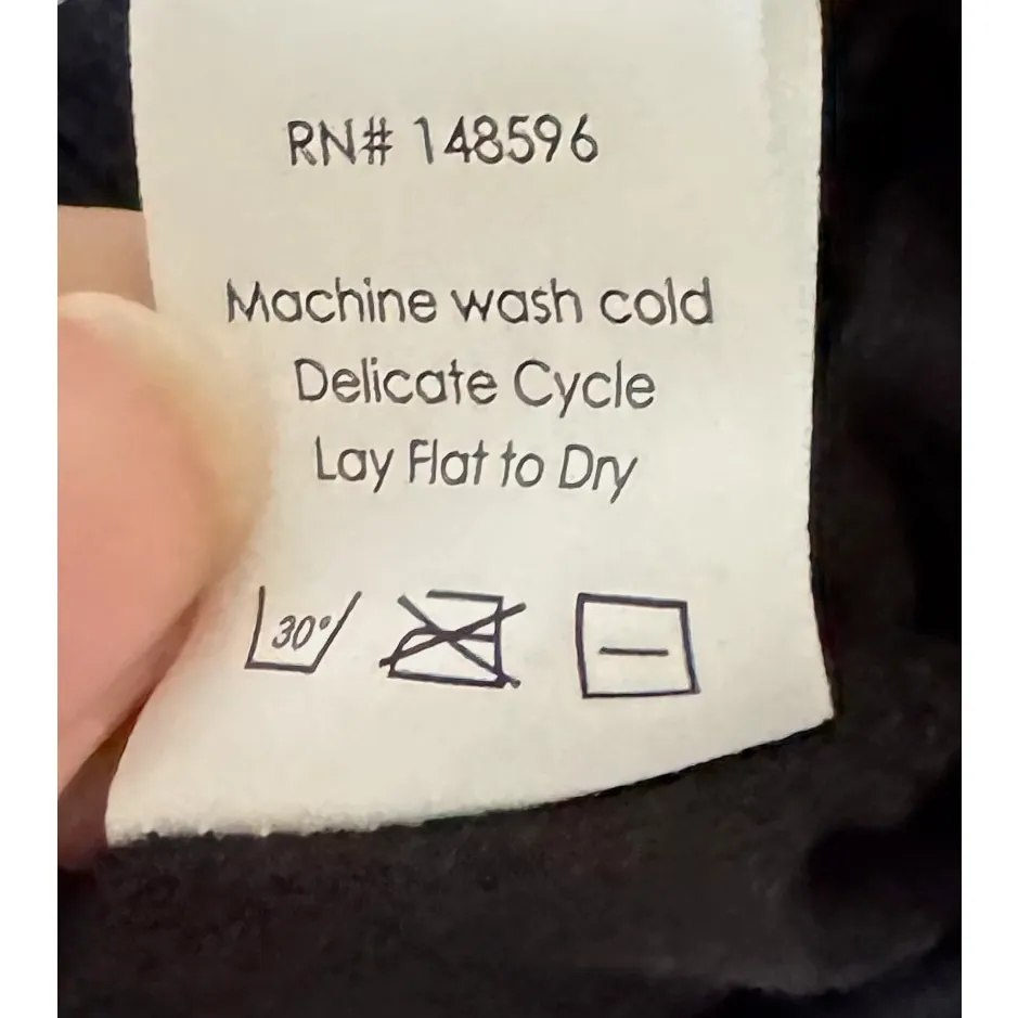 Universal Standard Pocket Baggy Long Lounge Shorts Black Size 0-00 NEW - Image 8