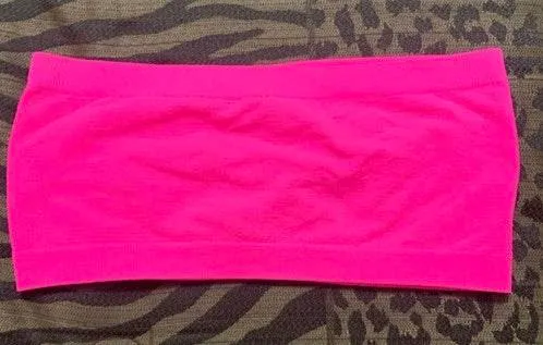 Hot Pink Bandeau Top - Image 2